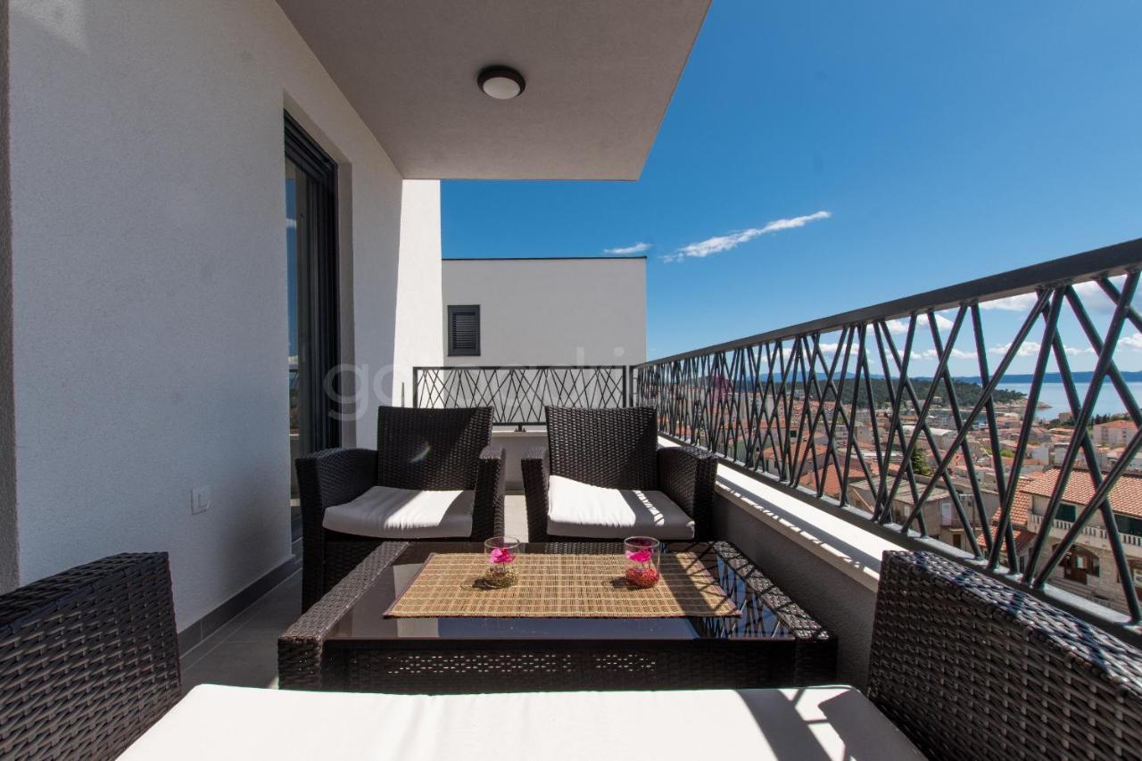 Sea View Apartment Leana Makarska Bagian luar foto